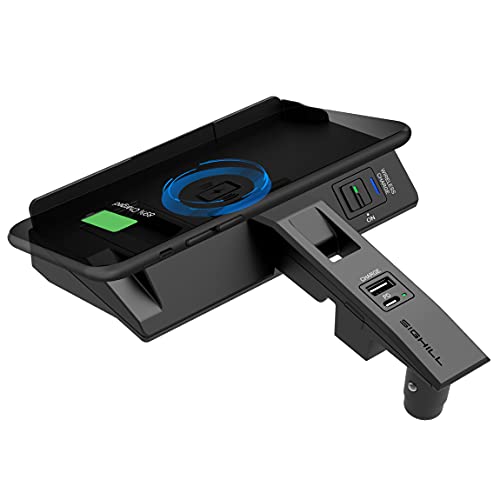 SIGHILL Kabellose Handy-Ladestation QI Wireless Charger fürs Auto ǀ Passend für BMW 3er-Serie Limousine, Touring und 4er-Serie Coupé alle Modelle (Dock M4-G)