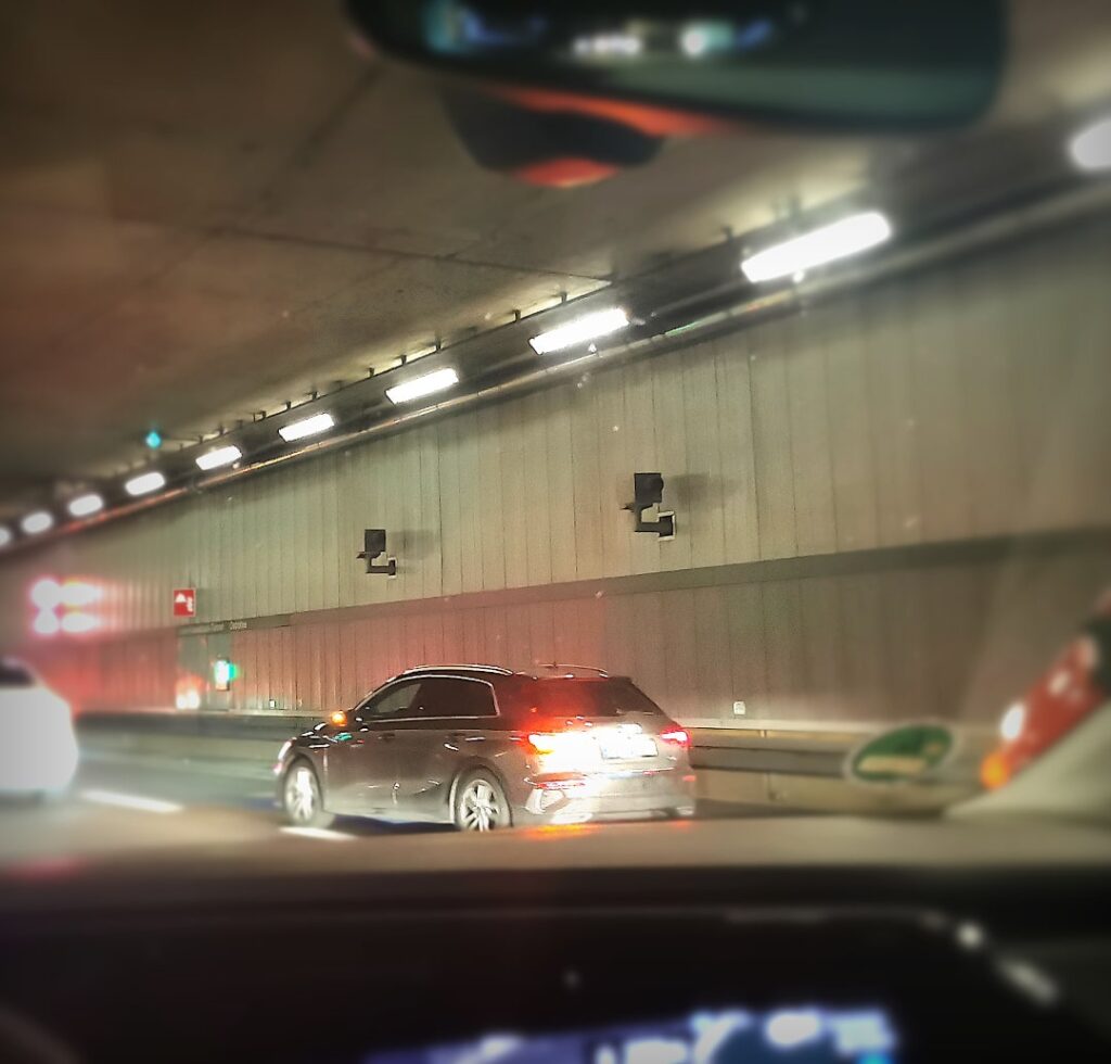 Blitzer im Tunnel