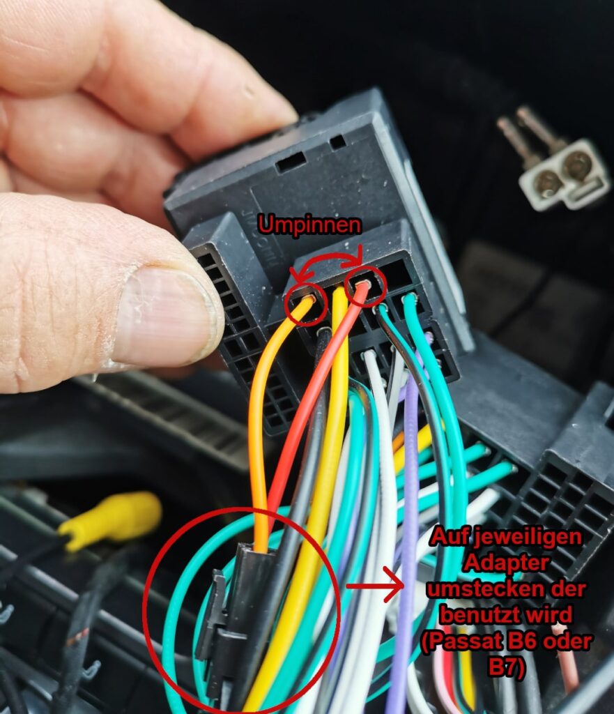 CAN-BUS Stecker umpinnen