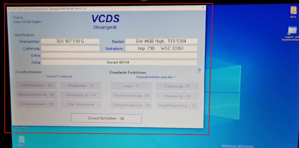 Wymiana akumulatora w Skodzie - kodowanie nowego akumulatora za pomocą programu VCDS