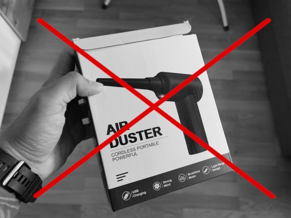 Gebläse funktioniert nicht - Air duster zurückgeschickt