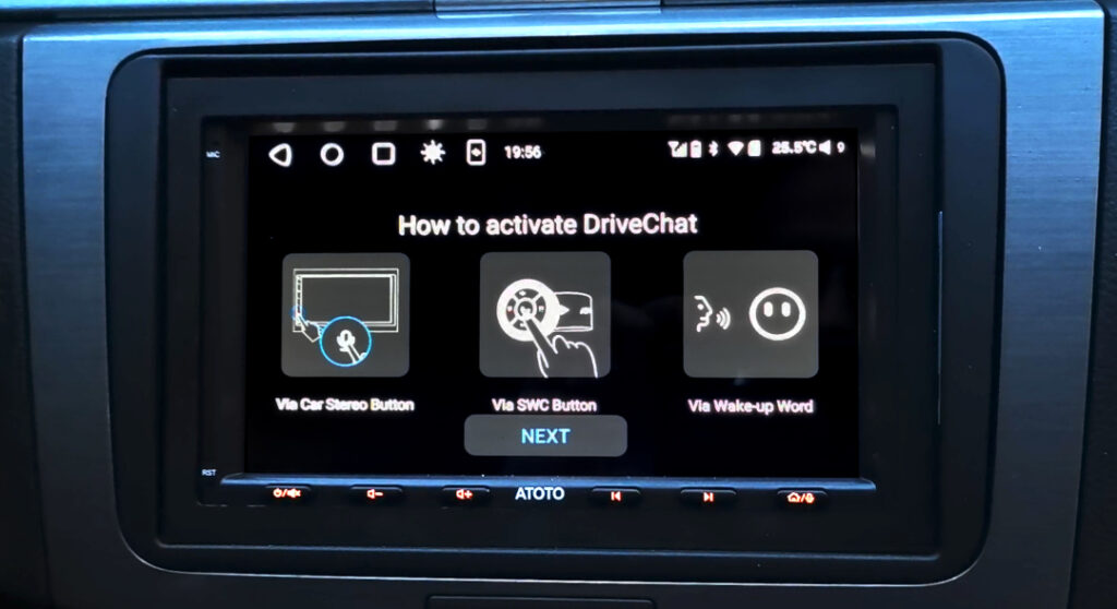 ATOTO S8 Sztuczna inteligencja "Drive-Chat"