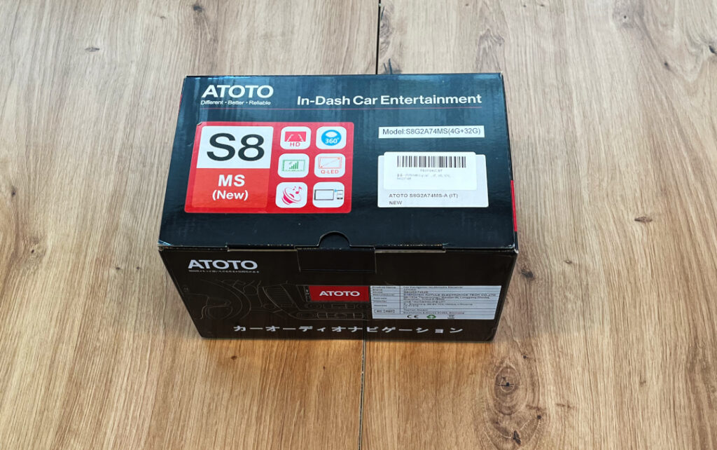 Delivery ATOTO S8 (packaging)