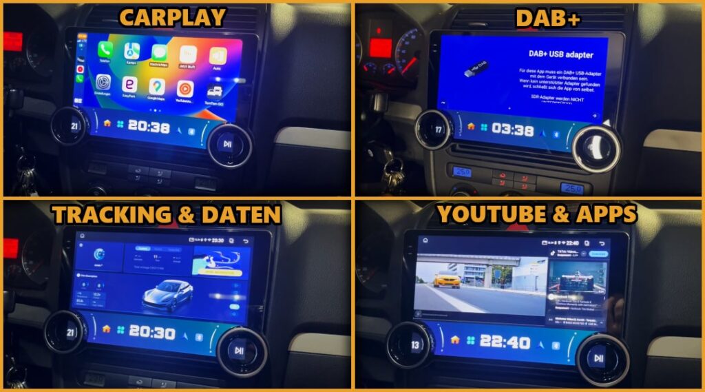 Alle besonderen Funktionen des URVOLAX Android 13 Autoradios im Überblick