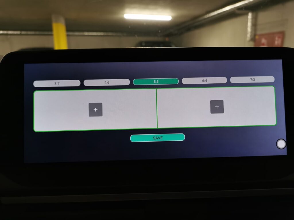 Splitscreen Ratio einteilen - mit allen Apps- Splitscreen Einstellungen